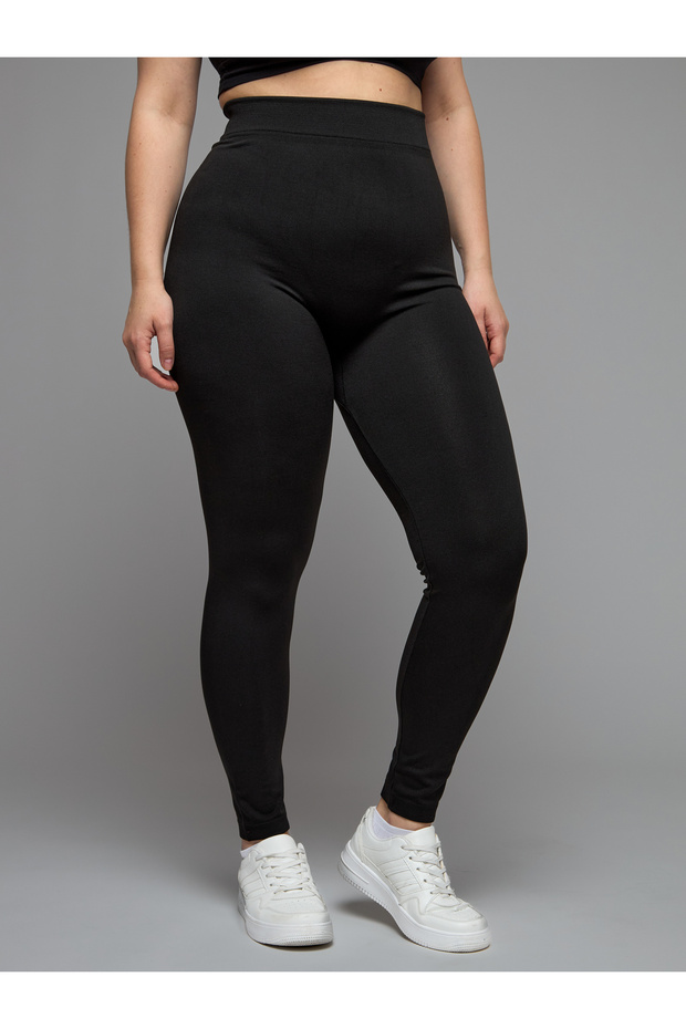 Flexible Recovery Bamboo Leggings | S-5Xl | Thermal, Fleece-Lined, High Waist, Suitable for Sports and Casual Wear in Plus Sizes