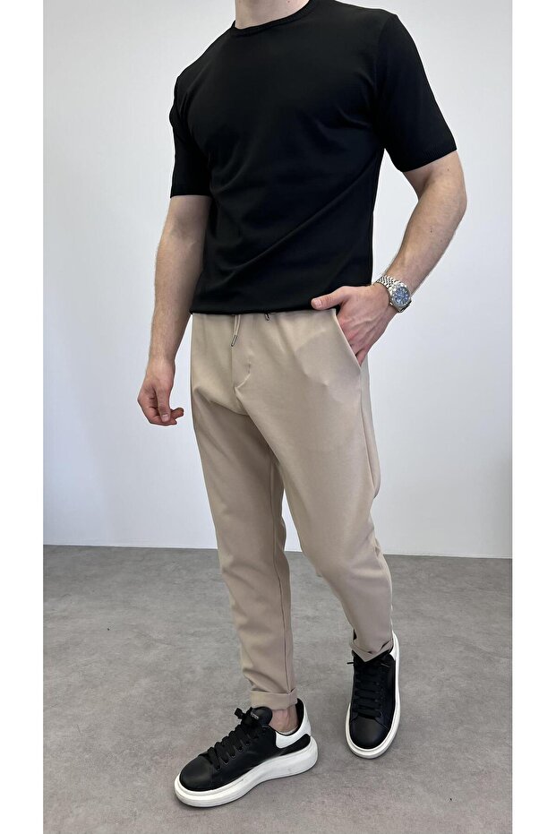 BASİC REGULAR PANTOLON VİZON - 2