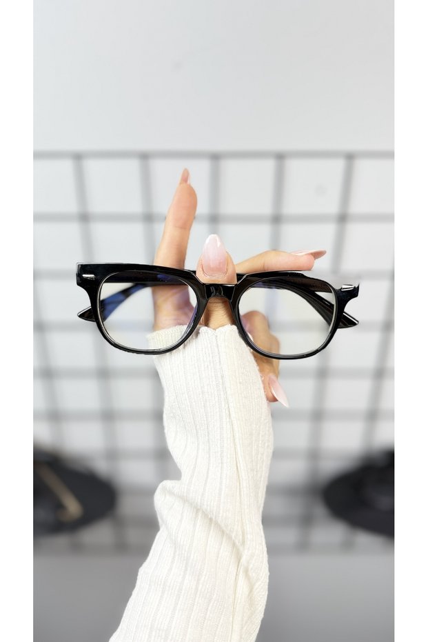 Kare 52 Ekartman Bone Transparent Women Men Unisex Blue Light Protection Screen Glasses Eyewear