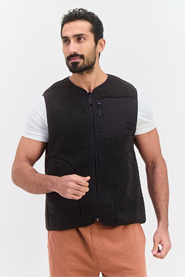 Men Sportswear Fit Training Vest, Black