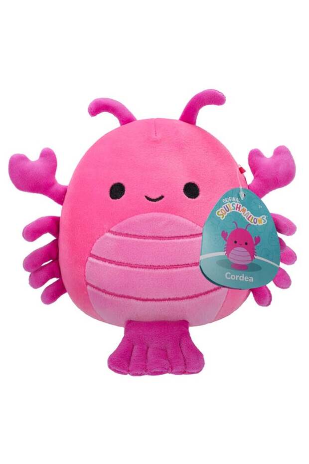 Squishmallows Little Plush 7.5 inch Cordea Hot Pink Lobster