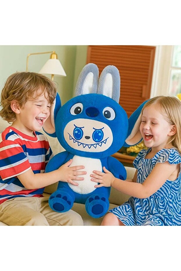 Galaxy Toys Blue Koala Plush Toy 25Cm Soft Stuffed Animal With Big Ears Kawaii Bear Stitch Style Lab