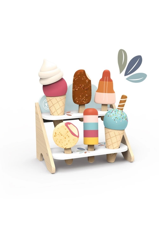 Stand de inghetata din lemn, - 2