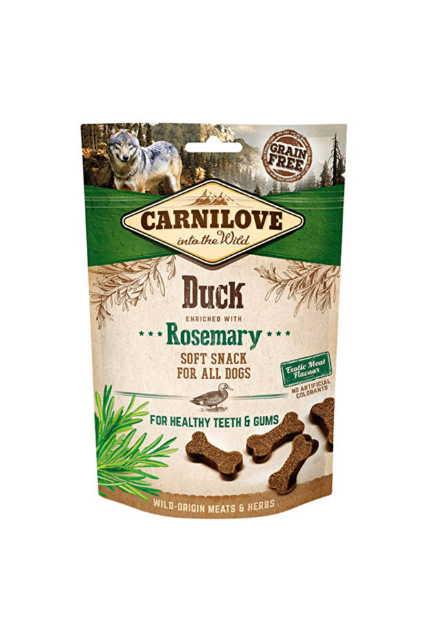 Duck Enriched with Rosemary Soft Snack for Dogs 200G