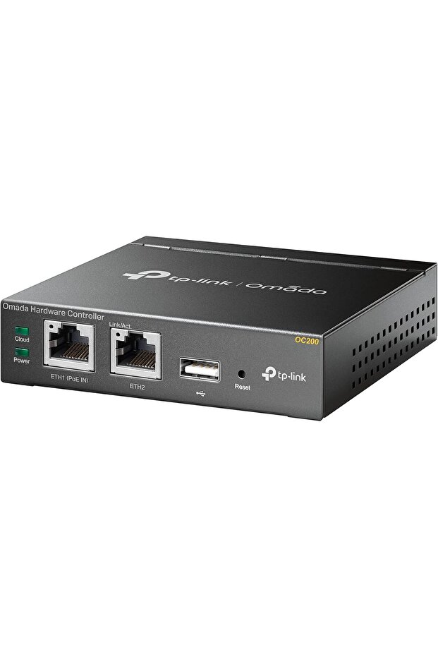 OC200 Omada Hybrid PoE Hardware Controller for EAP Series, USB Port for Automatic Backup, Cl - 1