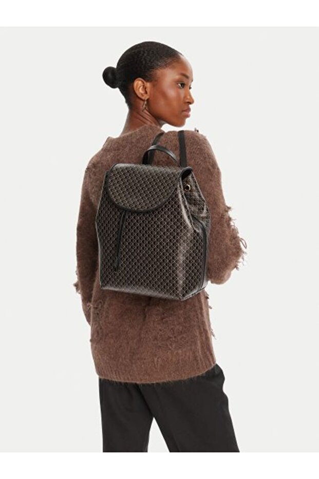 EMBLEM AOP FLAP BACKPACK - 6