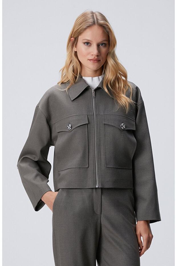 Vizon Cep Detaylı Mont - 4