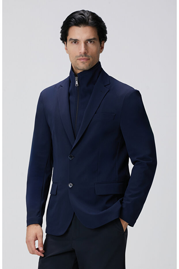 N-Tech Lacivert Ceket - 4