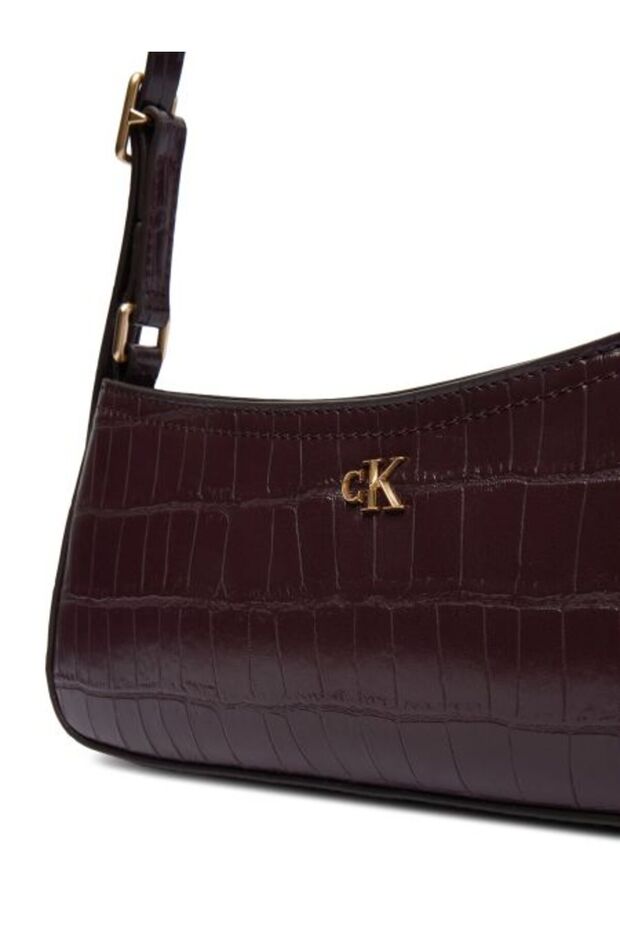 CK CROC SMALL SHOULDER BAG - 5
