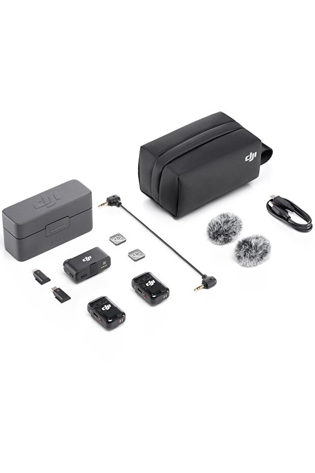 Mic 2 2 Kişilik Kompakt Dijital Kablosuz Mikrofon Sistemi (2 TX+1 RX+Şarj Kutusu) - 7