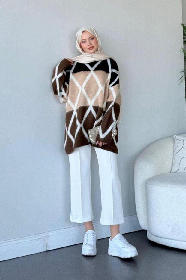 Pulover Pomes maro - 2