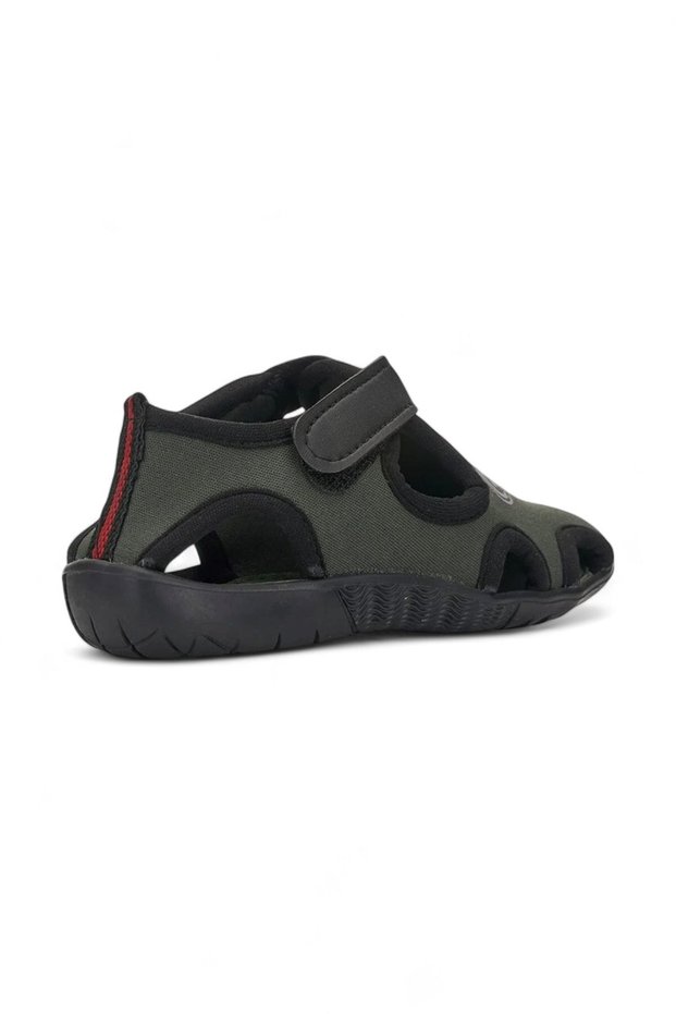 Daily Unisex Children's Khaki Sandals Flexible Non-Slip Sole Velcro Summer Sea Nursery Shoes 141