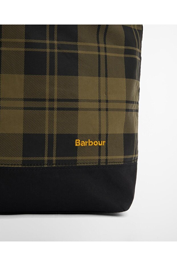 Mya Patchwork Kol Çantası BK11 Black/Olive Check - 6