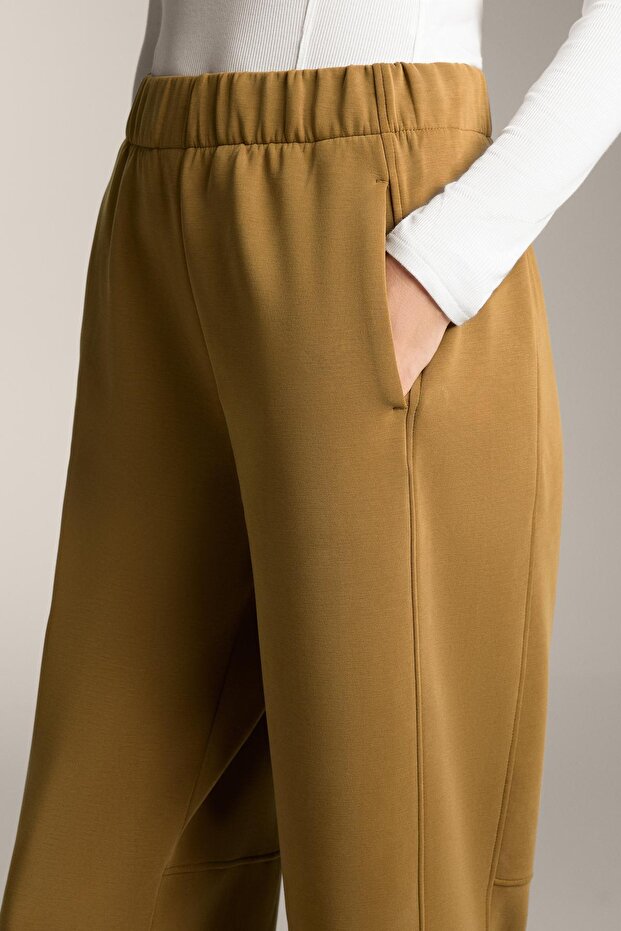 Modal brushed düz paça pantolon - 3