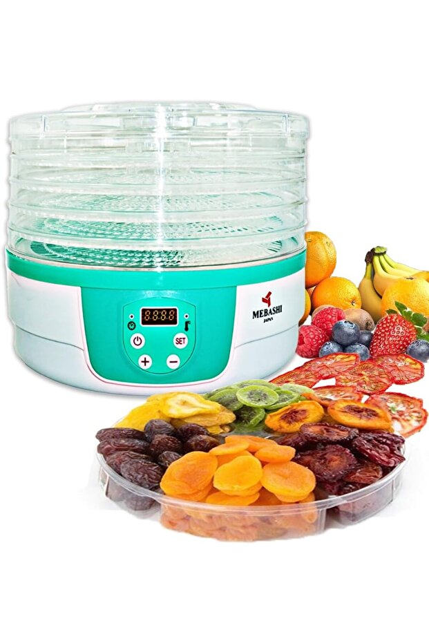 ME-FOD8202P Food Dehydrator, Rotatable, 5 Trays, (250W) Green