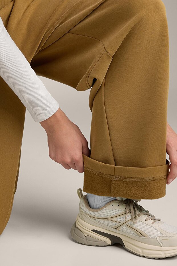 Modal brushed düz paça pantolon - 6