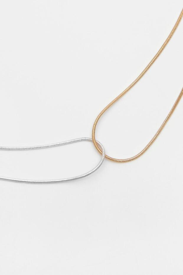 Kombine zincir kolye - 5