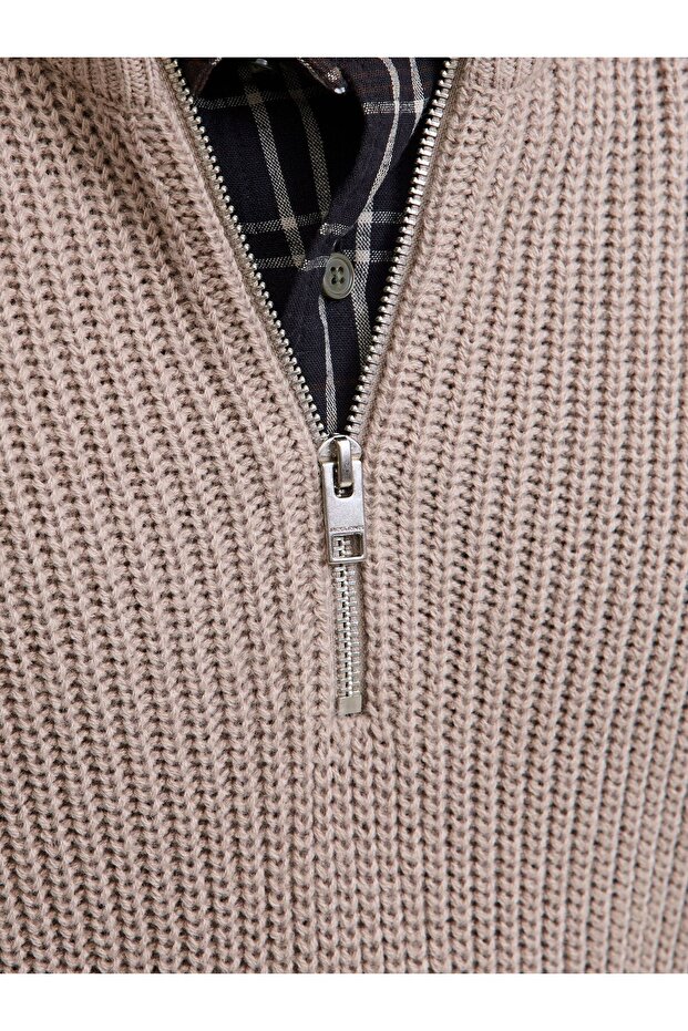 Strickpullover Einfarbig Strickpullover - 5