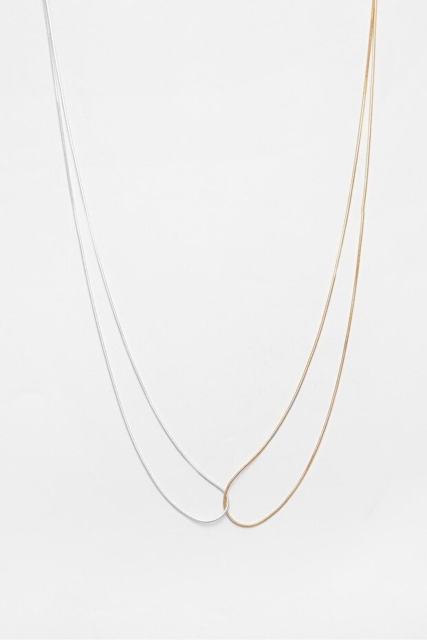 Kombine zincir kolye - 1