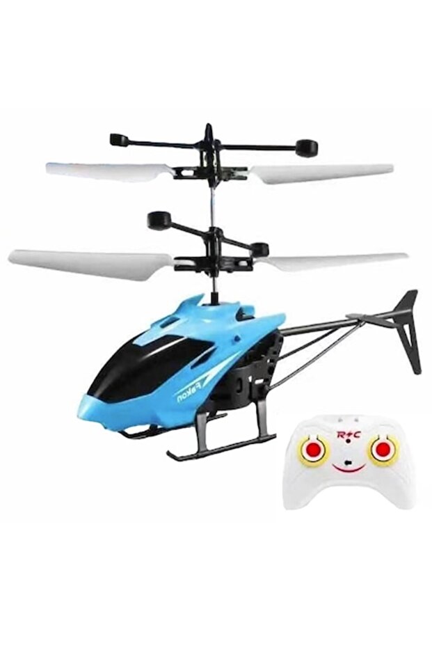 Toy Helicopter AKU® with Induction, Gesture Control or Remote Control, Gyroscopic System, LED Light - 1
