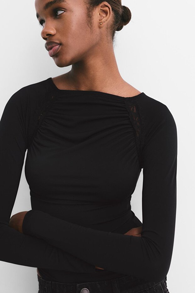 Dantelli kombine body - 5