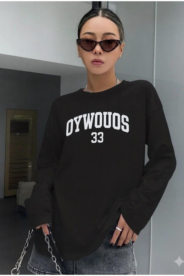 Women's New Season Oywouos Printed Long Sleeve T-Shirt