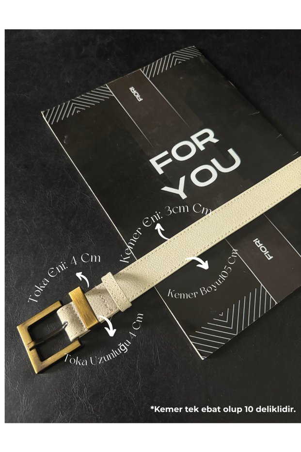 Square Buckle Bridged Women's Belt, Pants Belt, Jacket Belt, Dress Belt