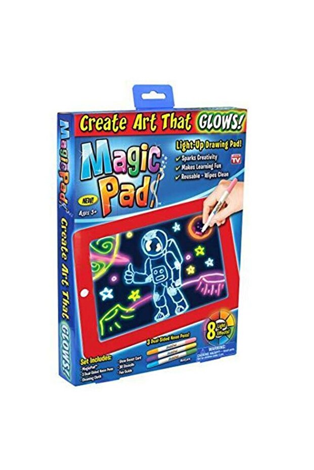 Fluorescent Drawing Tablet with Lights - 1