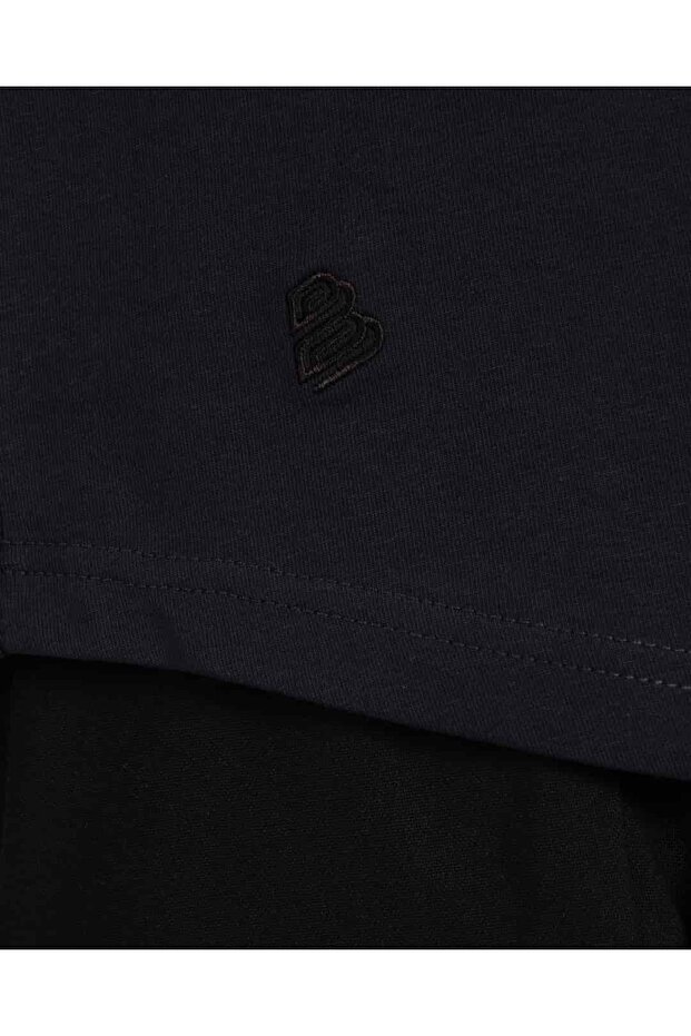 AD Erkek Lacivert Basic Sweatshirt - 7