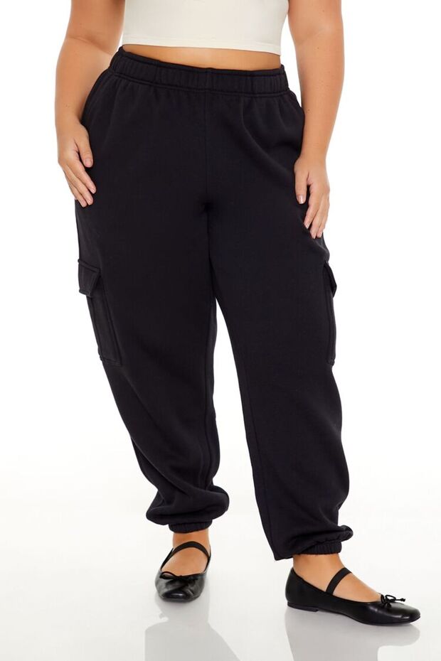 Plus Size Jogger Eşofman Altı - 1