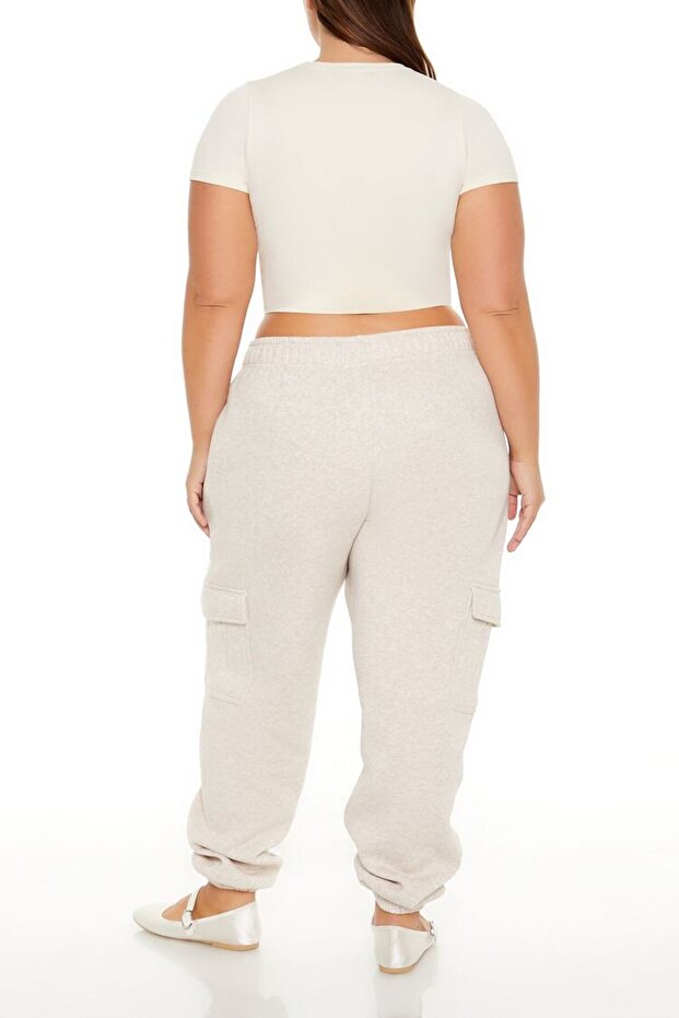 Plus Size Jogger Eşofman Altı - 5
