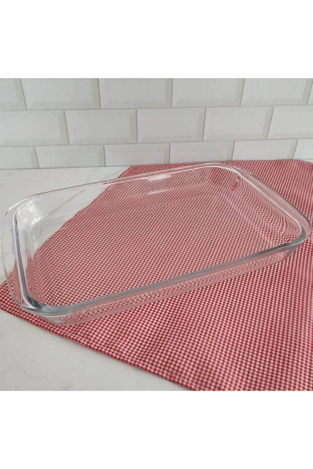 Large Rectangular Glass Roaster 2.9L – Durable Transparent - 6