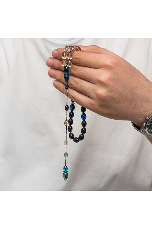 سبحة صلاة عنبرية قابلة للضغط - 3