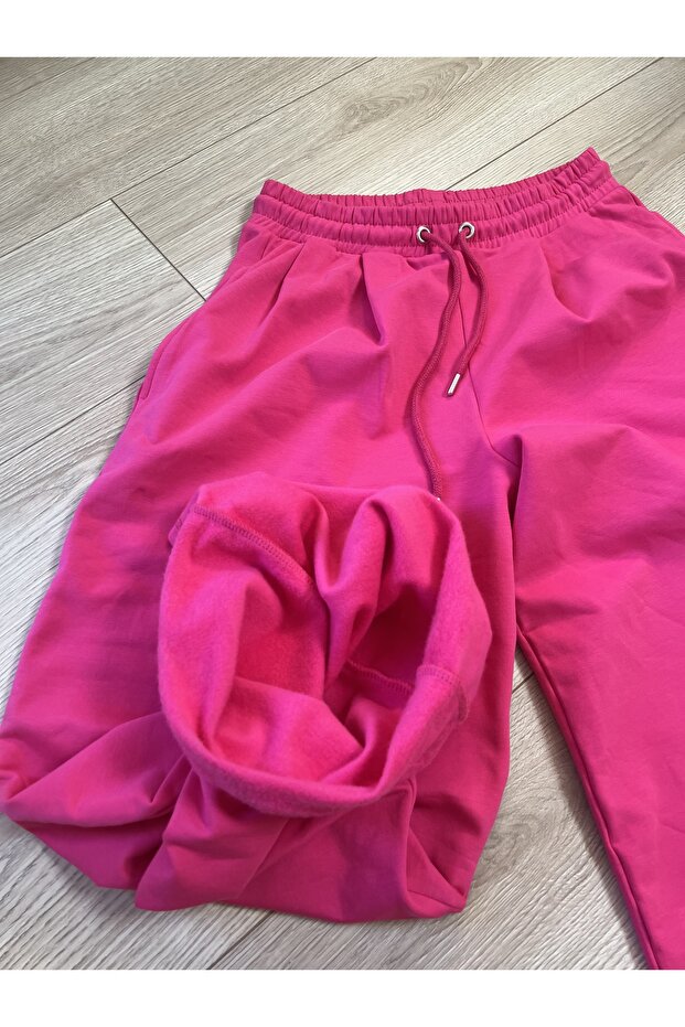 Fuşya Şardonlu Pileli Eşoftolon - 2