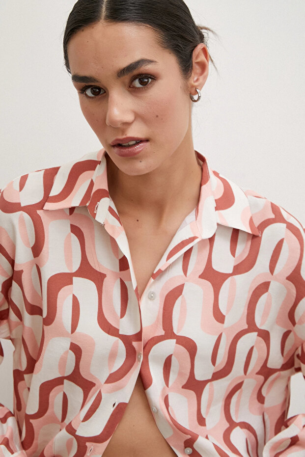 90'lar Pop Gömlek Krem - 3