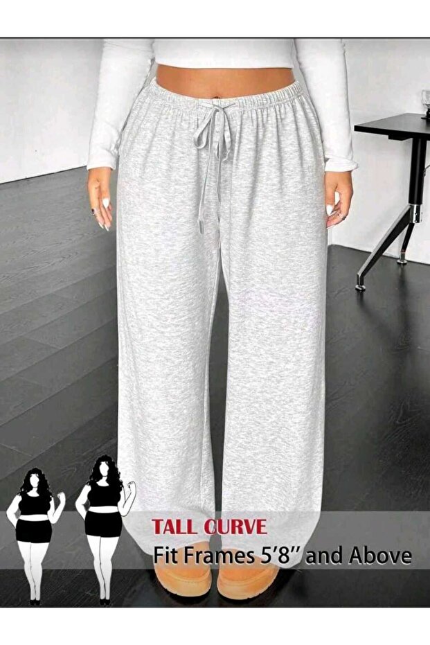 Gray Basic Sweatpants - 2