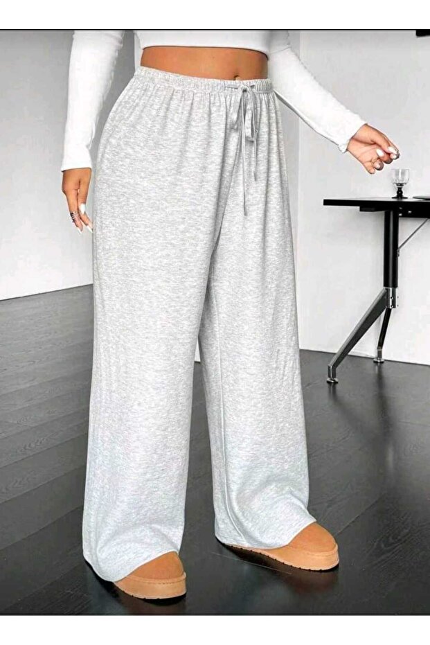 Gray Basic Sweatpants - 4