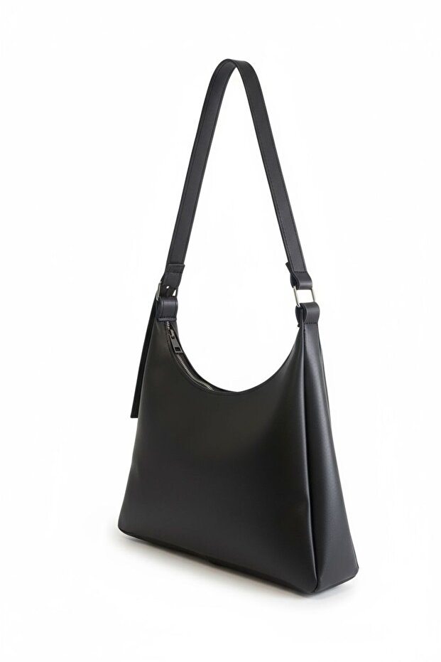 Large Size Single Strap Elegant Baguette Bag - 4