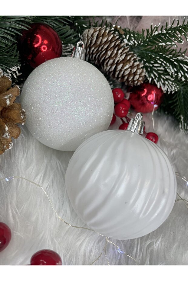 Коледна украса - Бяло - 14