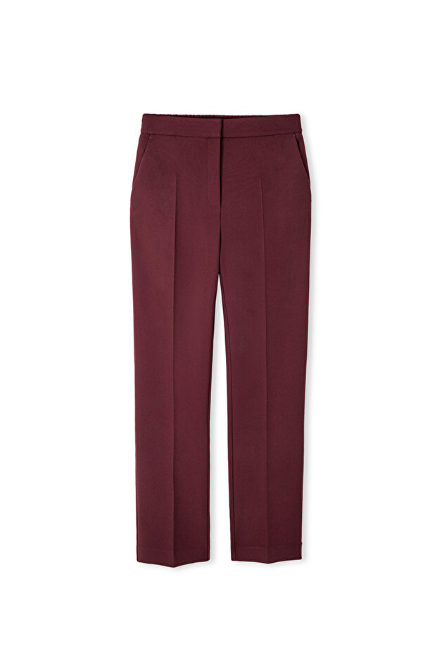 Elastik bel cigarette fit pantolon - 3