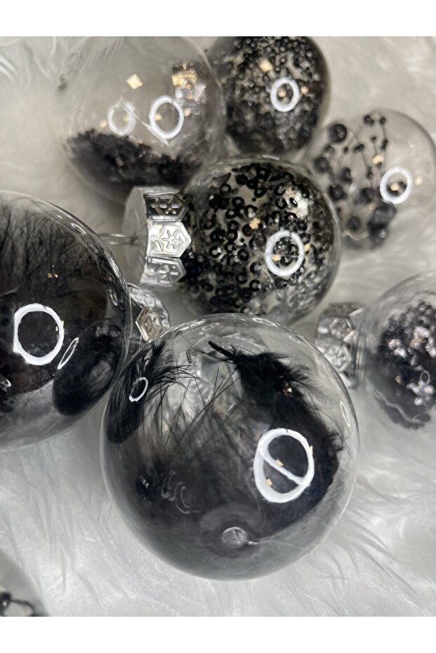 Коледна украса - Черно - 22