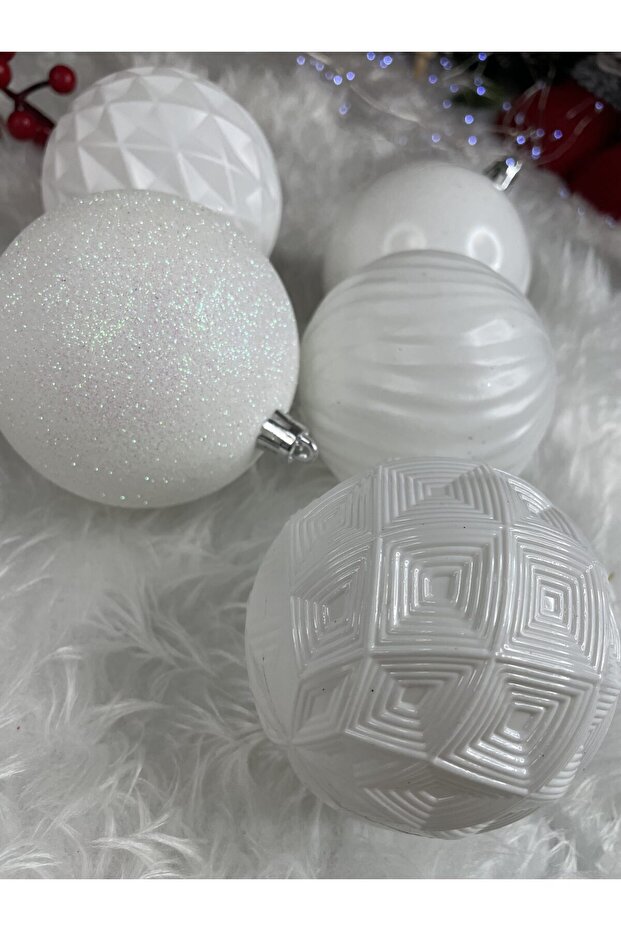 Коледна украса - Бяло - 5