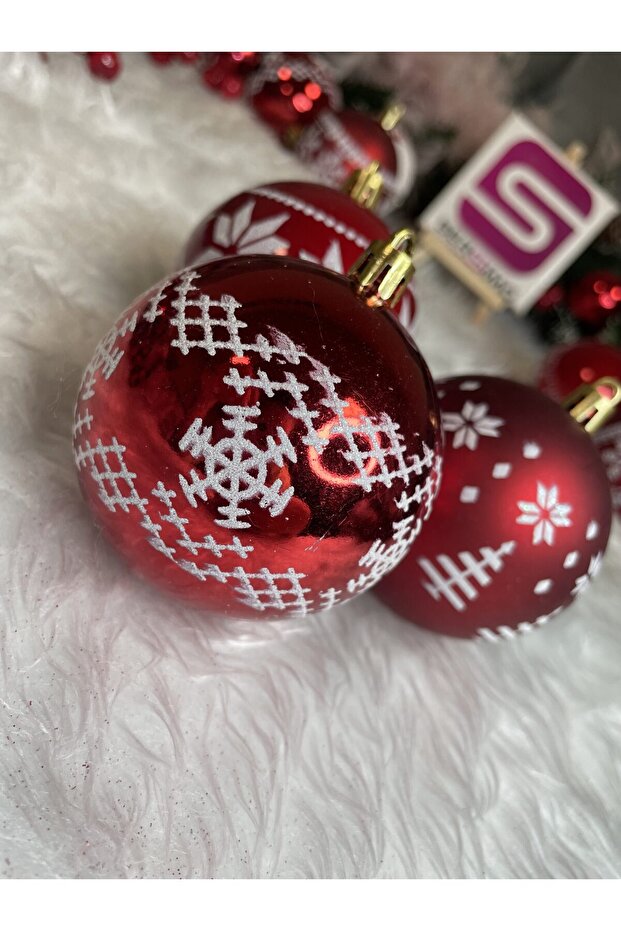 Коледна украса - Червено - 11