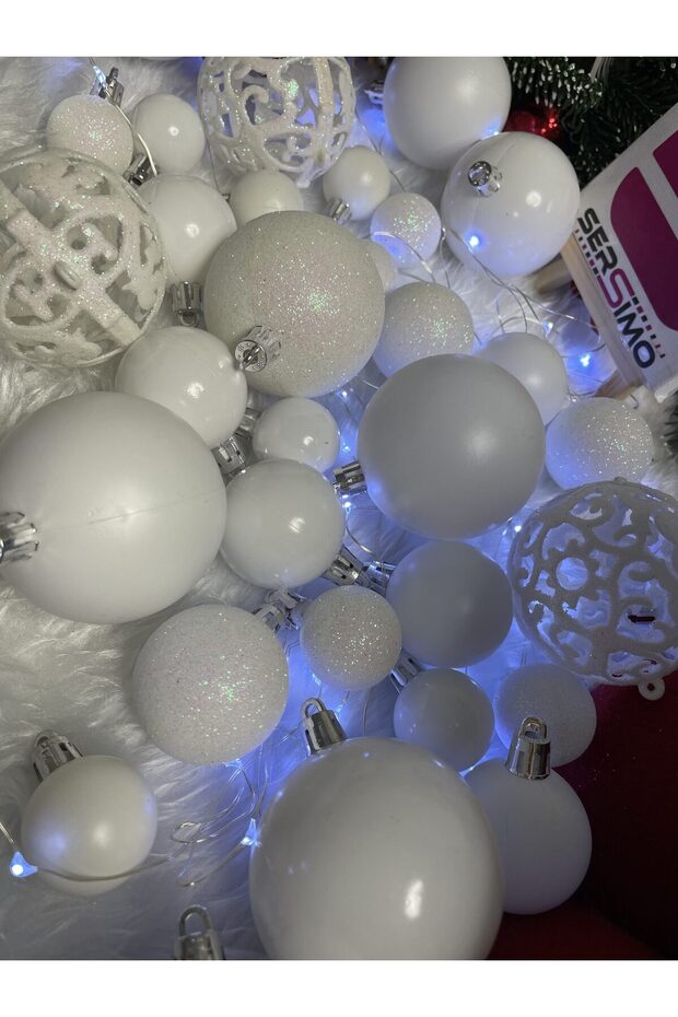 Коледна украса - Бяло - 5