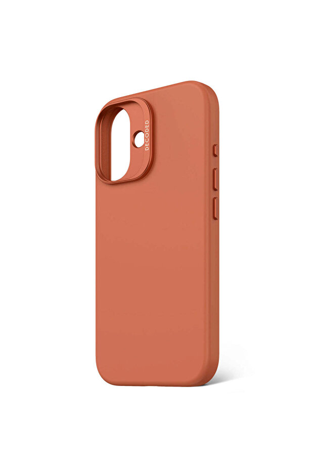 DECODED silicone protective case for iPhone 16, Orange - 3