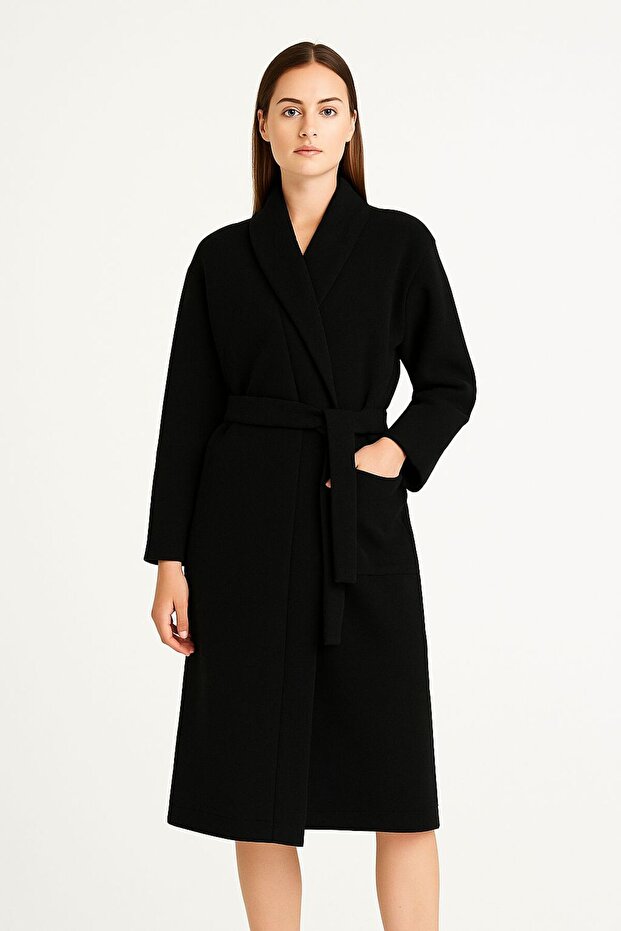 SİYAH BORNOZ %100 - 3