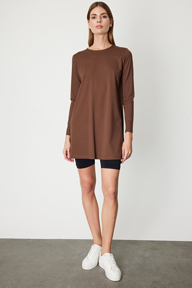 Long Sleeve Basic Tunic - 3