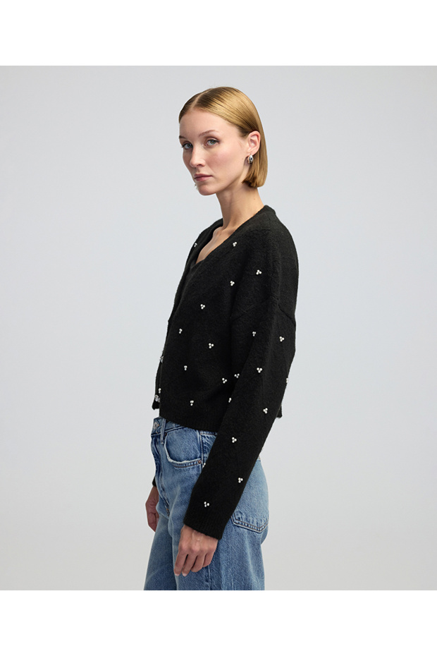 İşlemeli hırka - 5