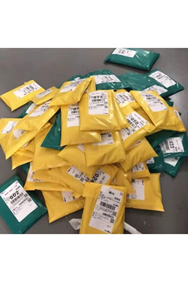 Kargo Poşeti, E ticaret Poşeti, Paketleme Poşeti, Cepsiz Kargo Poşeti, Yeşil 25x35 (100 Adet) - 5