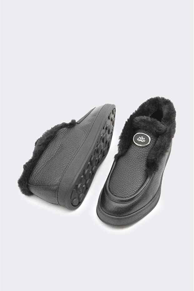 Bilekte Hakiki Deri Kadın Bot - 5